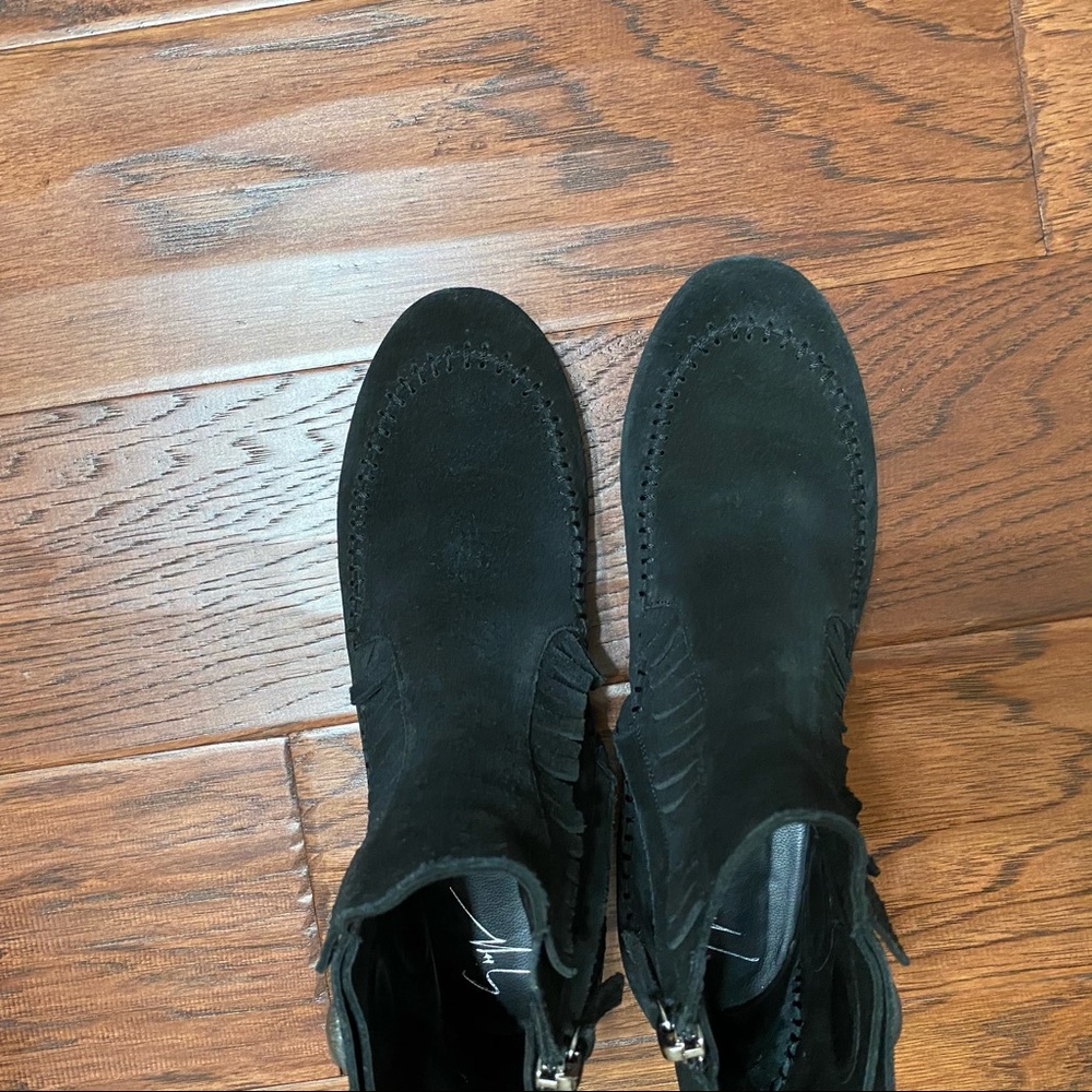 Giuseppe Zanotti Dalila Suede Fringe Boots - Picture 10 of 14
